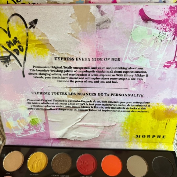 Morphe Mickey & Friends Artistry Palette New Opened Box. Limited edition. - Picture 4 of 9